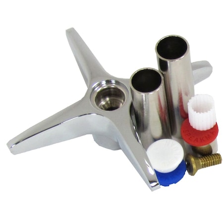 Speakman Repair Part Chrome cross handle w/indexes RPG04-0324-PC